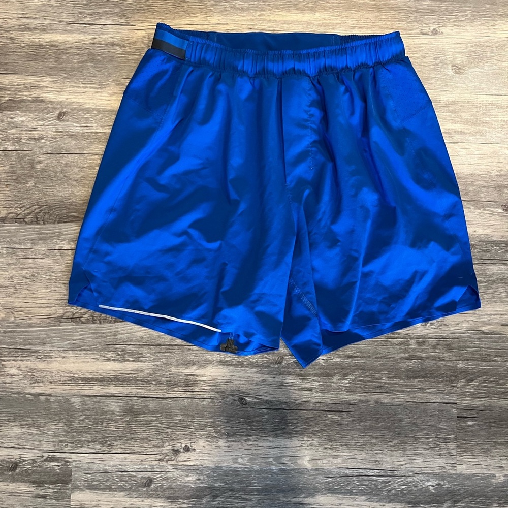 Lululemon M men’s surge lined short 6” symphony blue